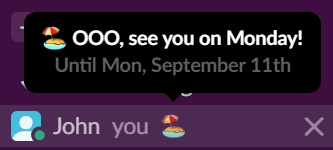 Set Slack Status