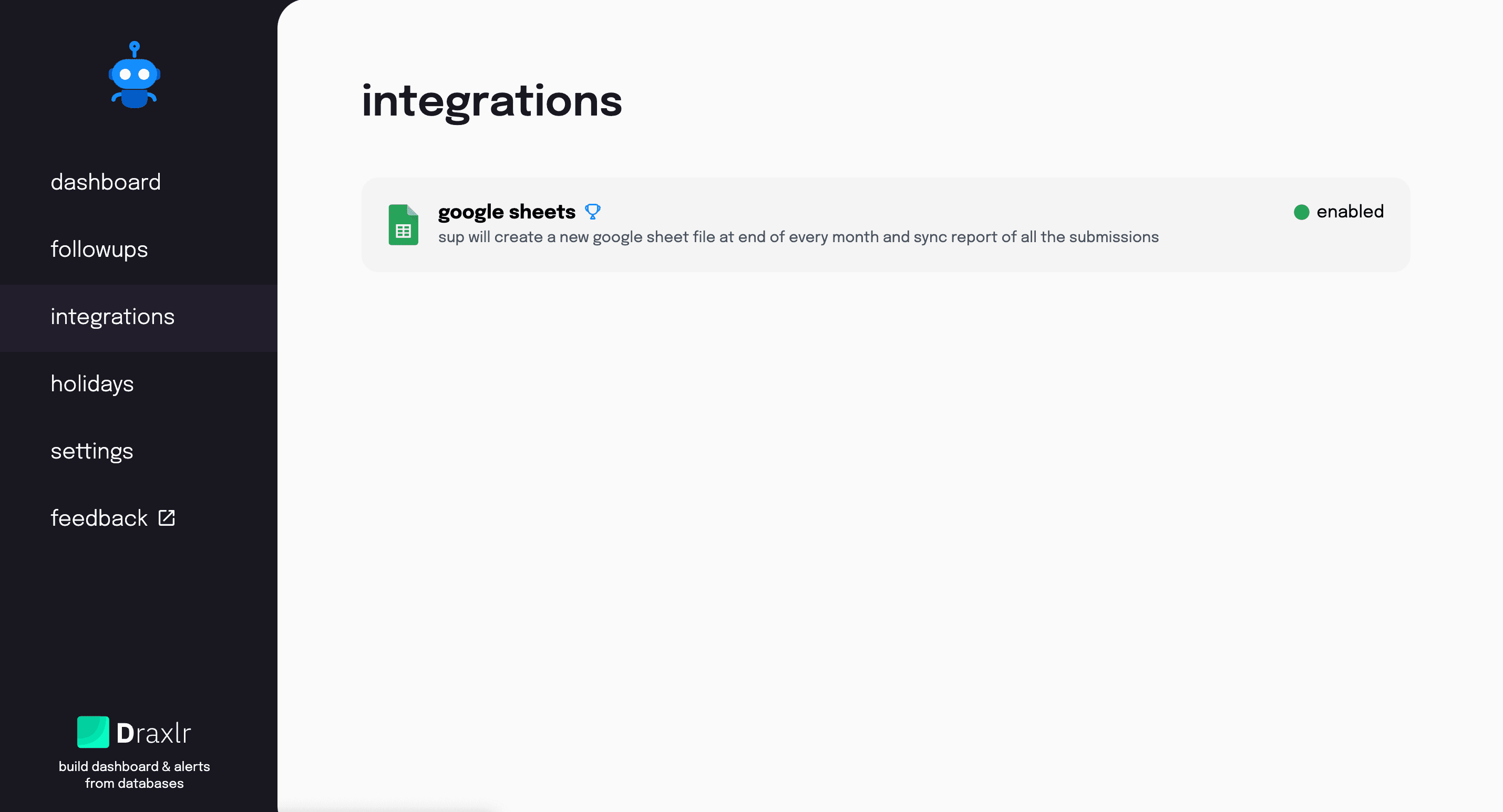 Google sheets